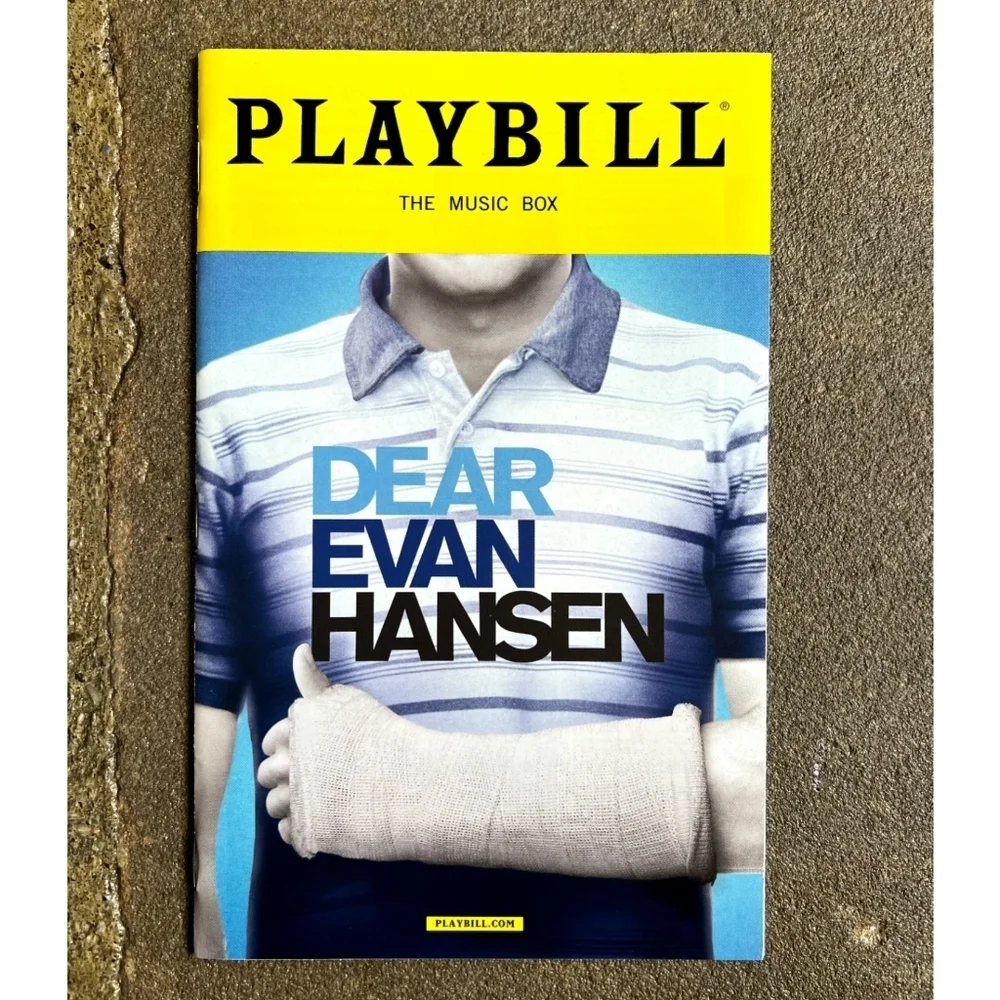 Broadway Playbill▪️Dear Evan Hansen Original Cast